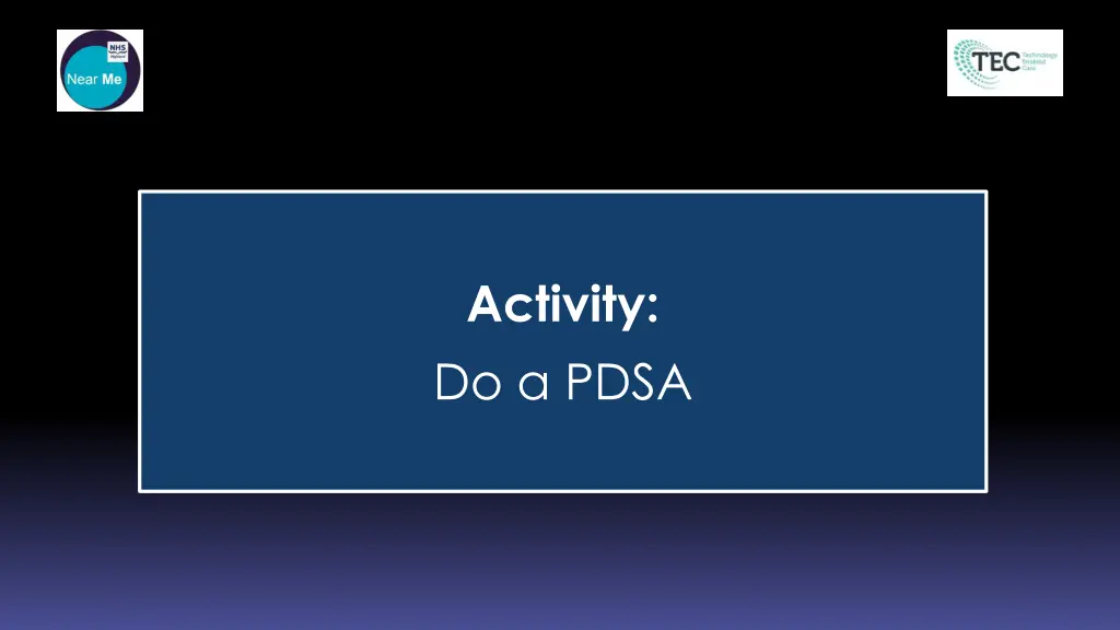 activity do a pdsa