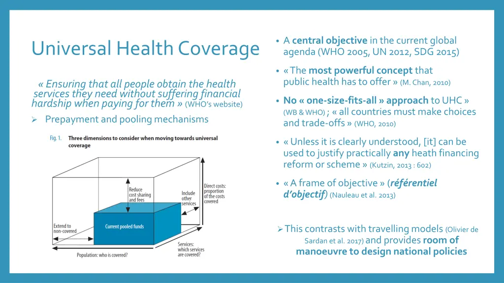 a central objective in the current global agenda