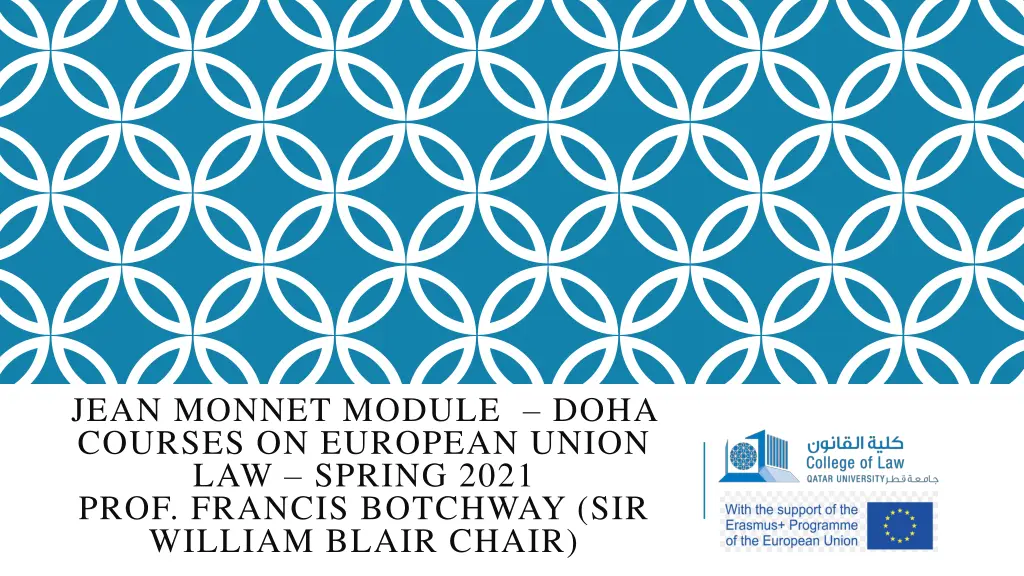 jean monnet module doha courses on european union