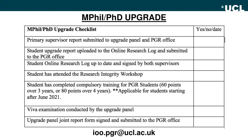 mphil phd upgrade 2