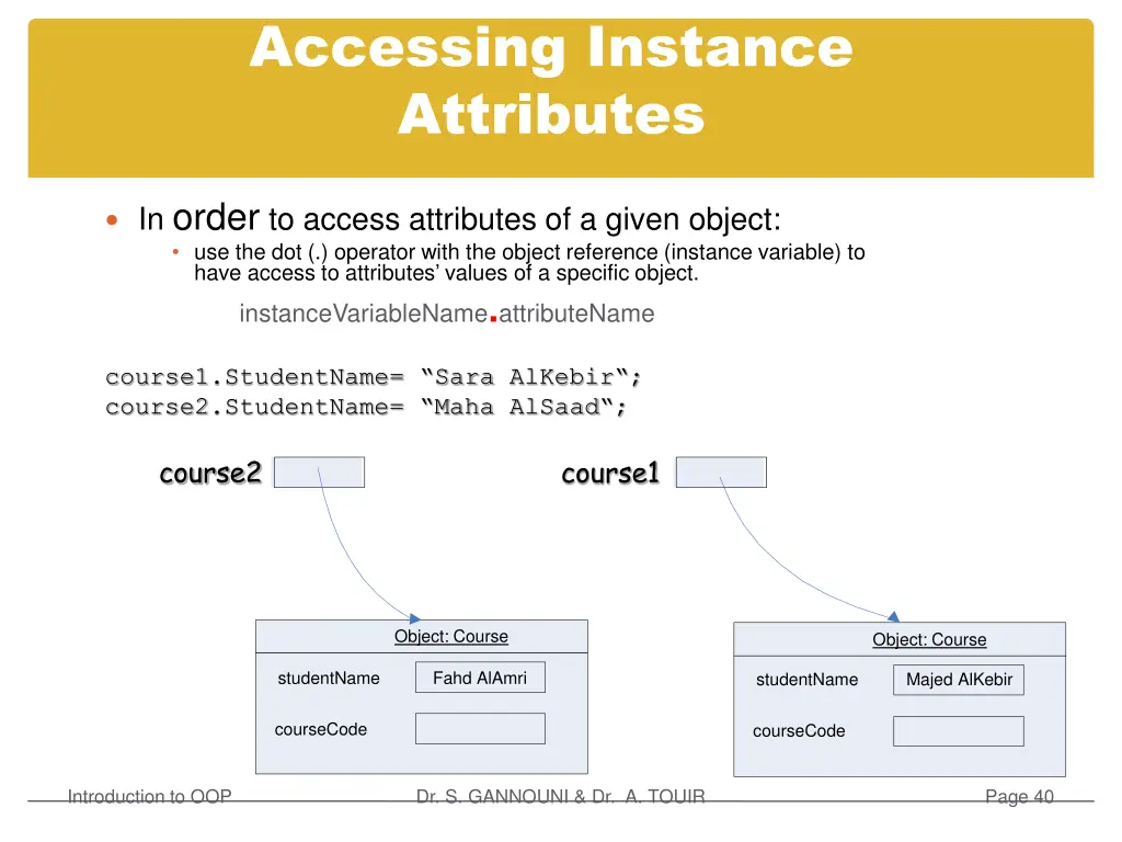 accessing instance attributes