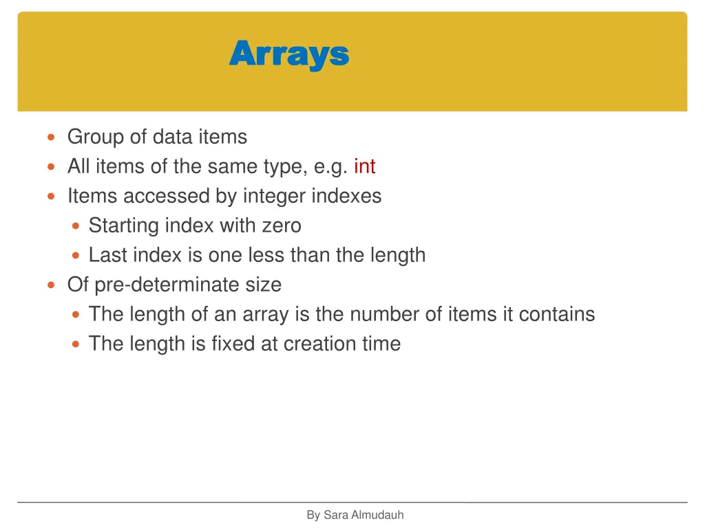 arrays arrays