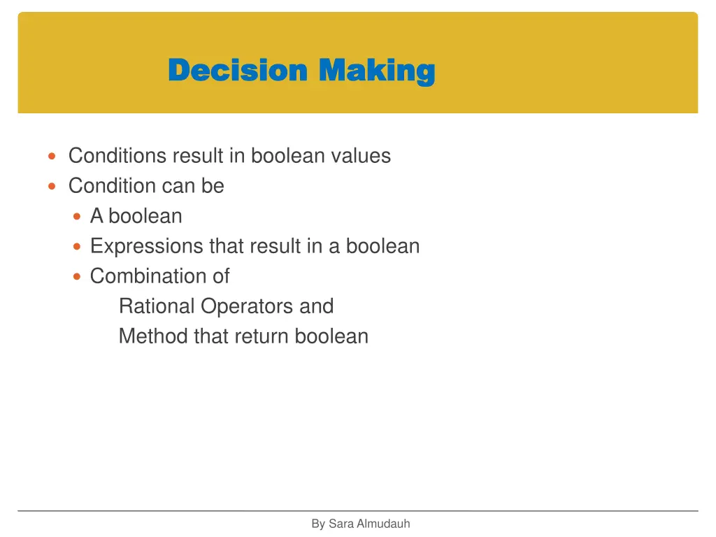 decision making decision making