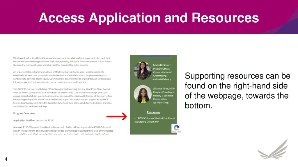 access application and resources 1