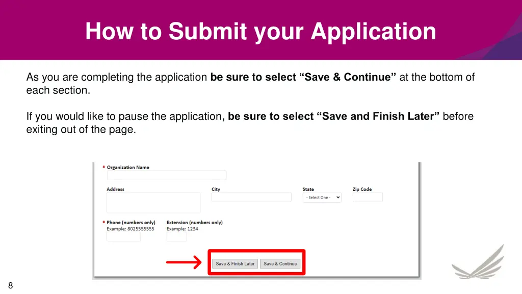 how to submit your application 1