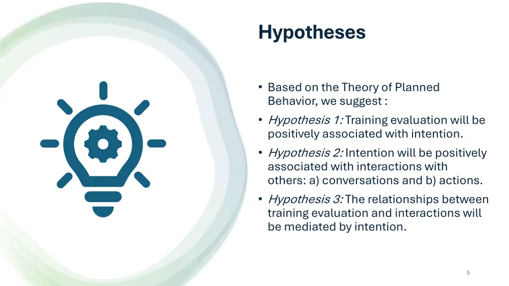 hypotheses