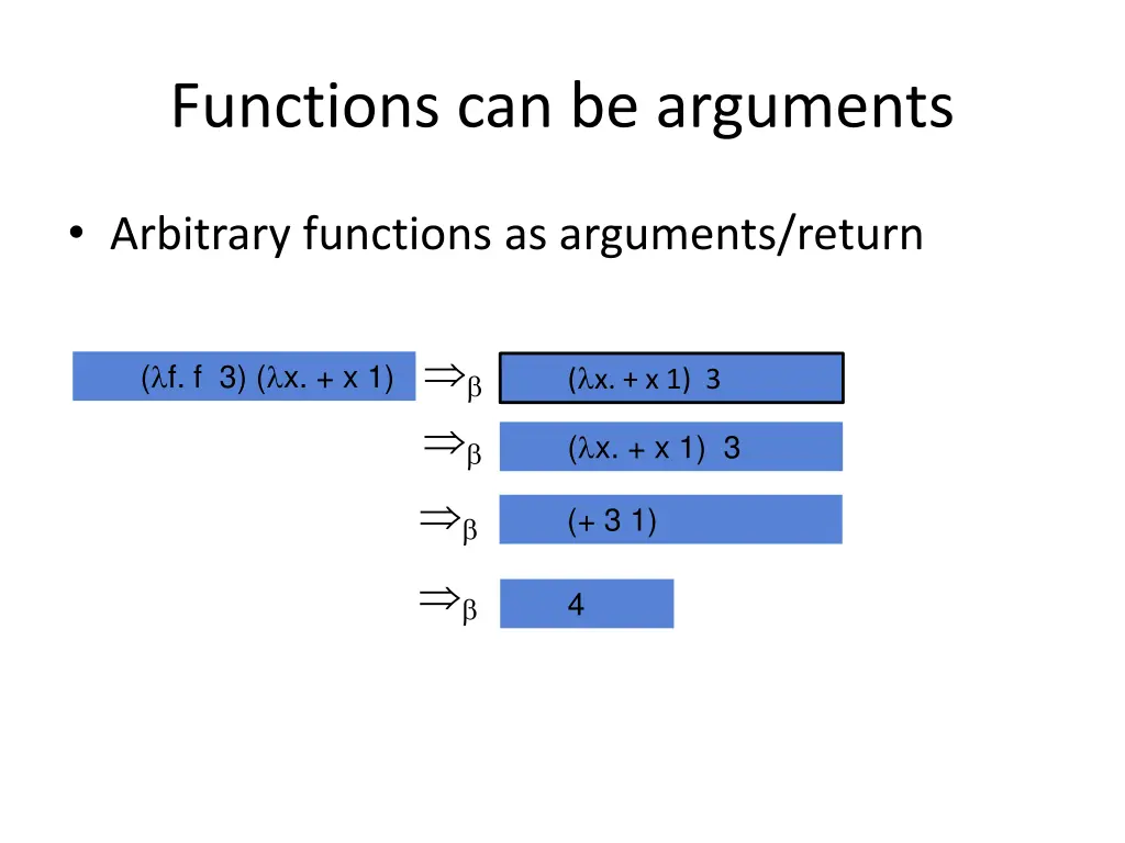 functions can be arguments