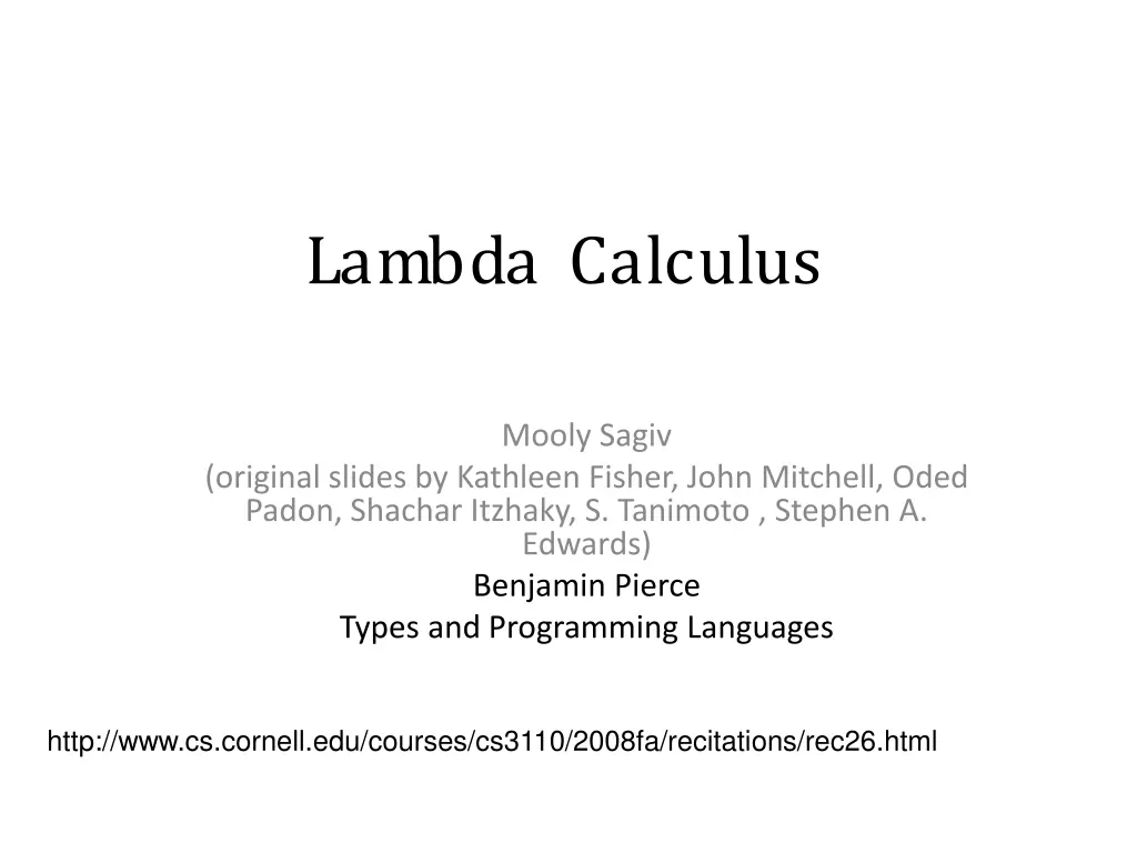 lambda calculus