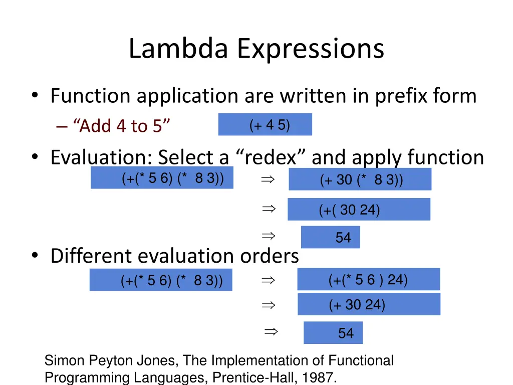 lambda expressions