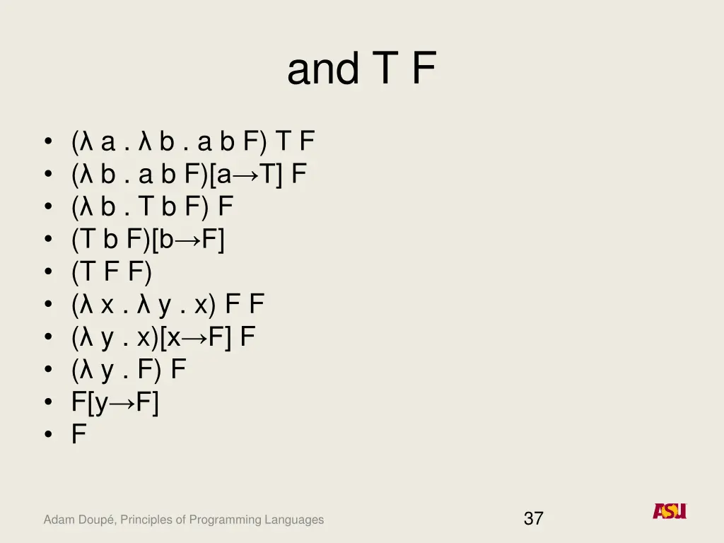 and t f