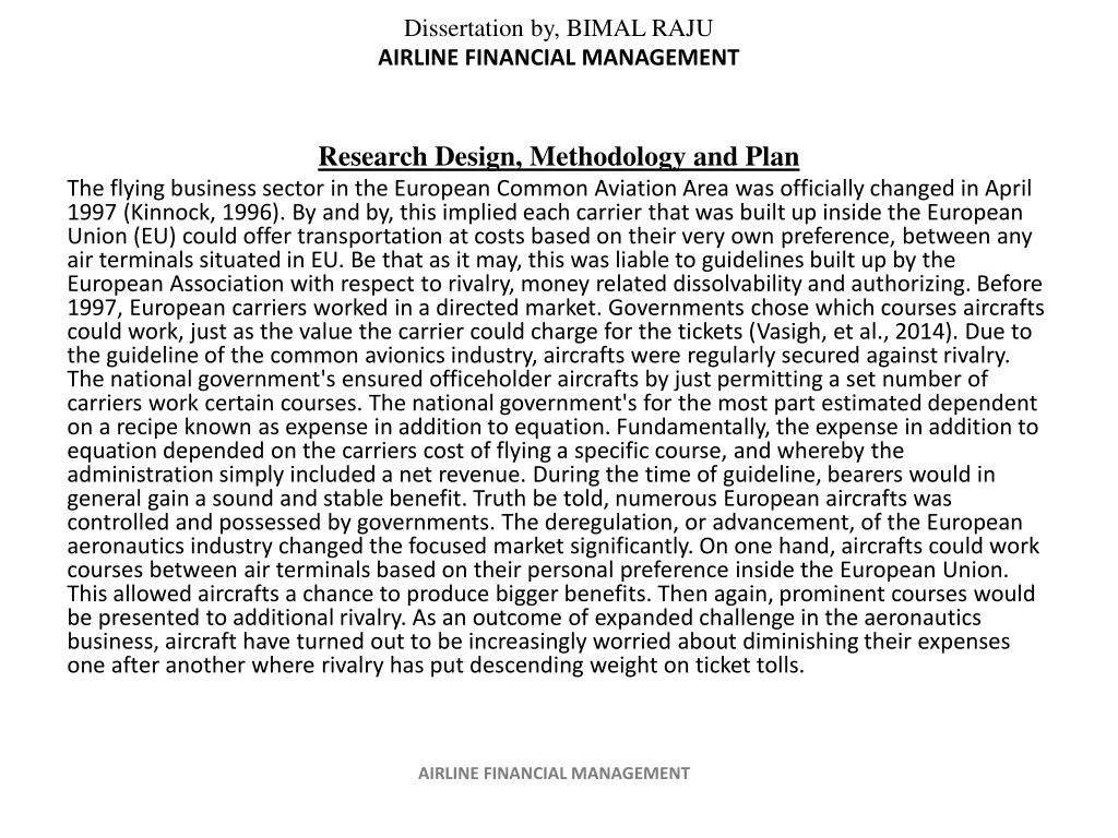 dissertation by bimal raju airline financial 3