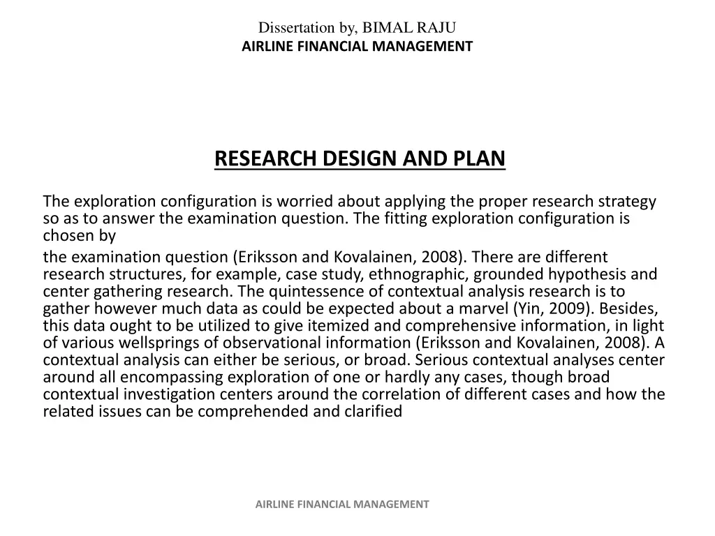 dissertation by bimal raju airline financial 4