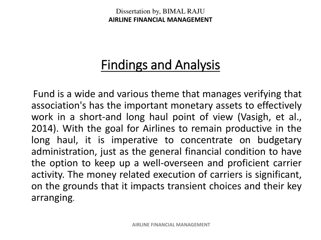 dissertation by bimal raju airline financial 7