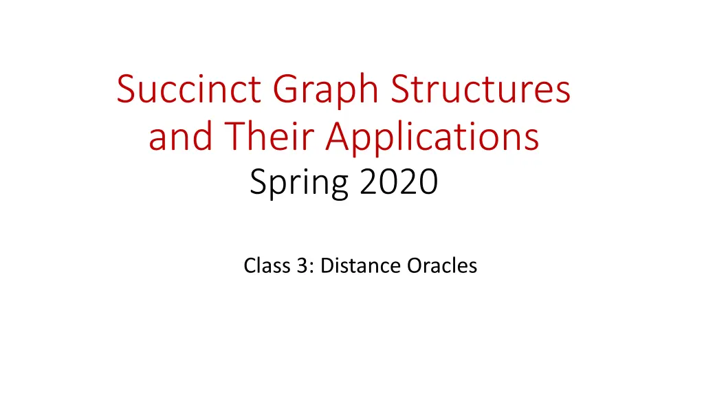 succinct graph structures and their applications