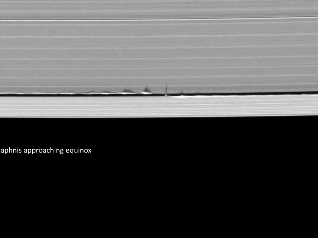 daphnis approaching equinox