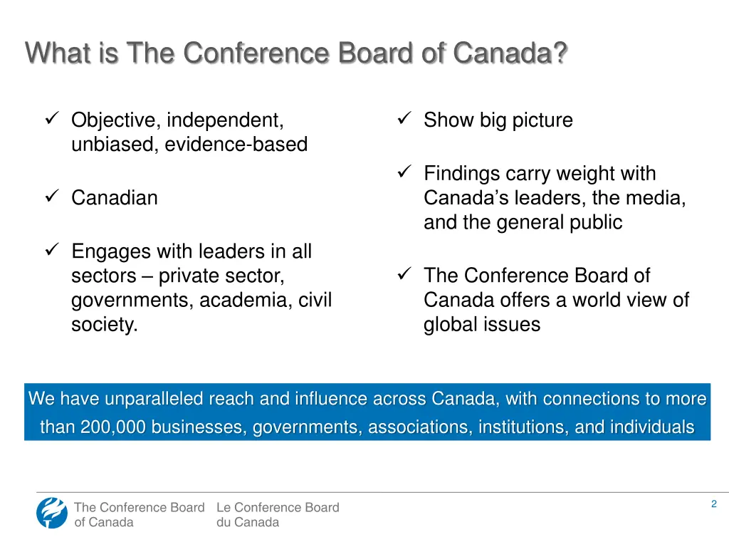 what is the conference board of canada