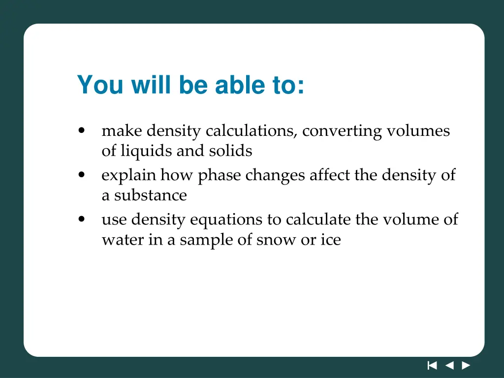 you will be able to