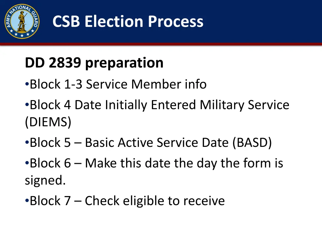 csb election process