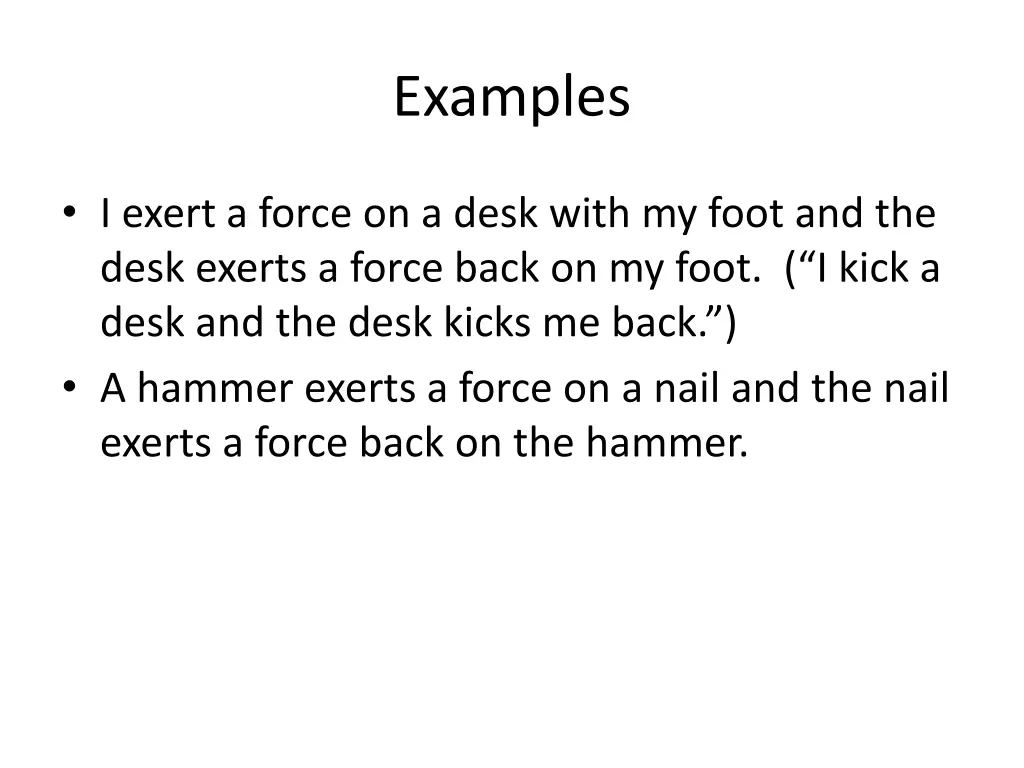 examples