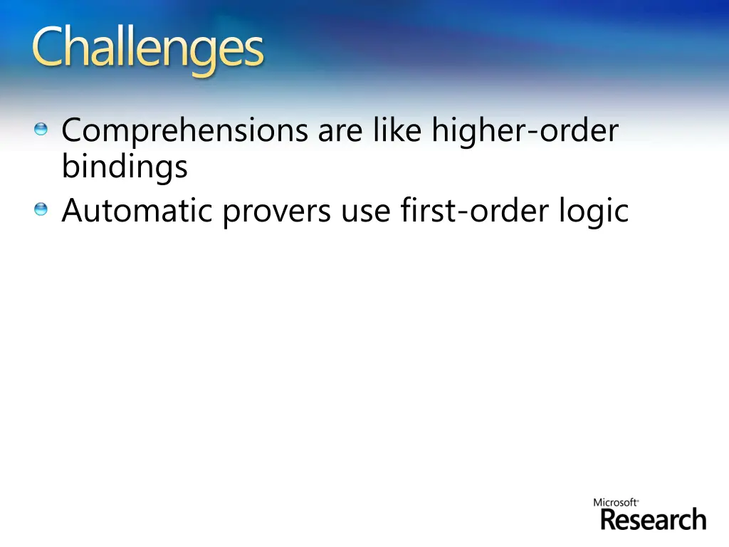 challenges