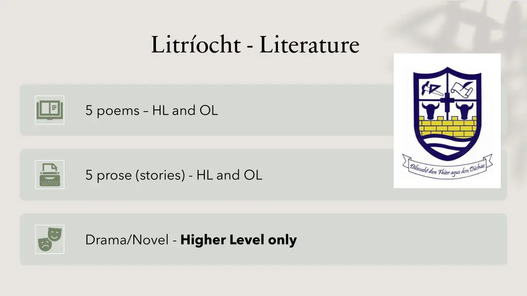 litr ocht literature