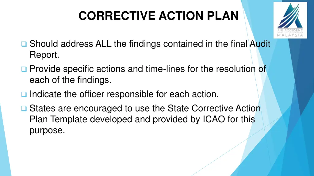 corrective action plan