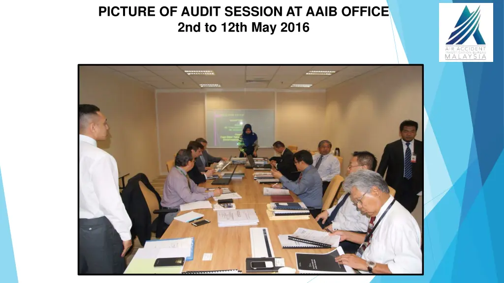 picture of audit session at aaib office