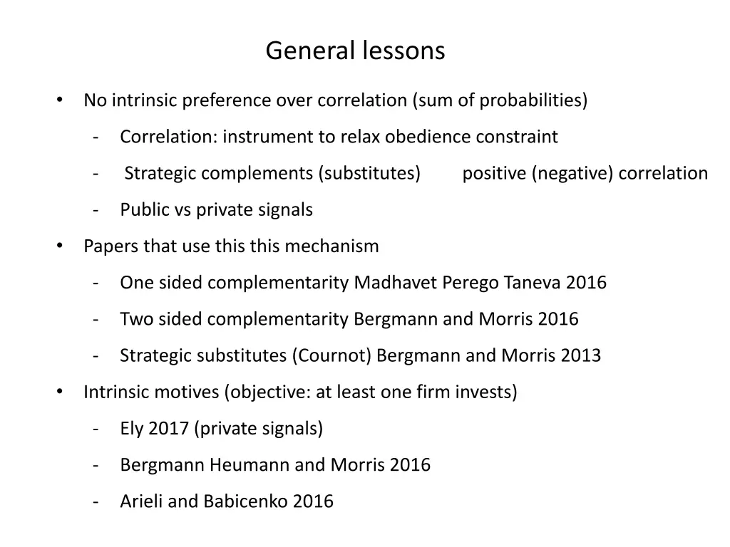 general lessons 1