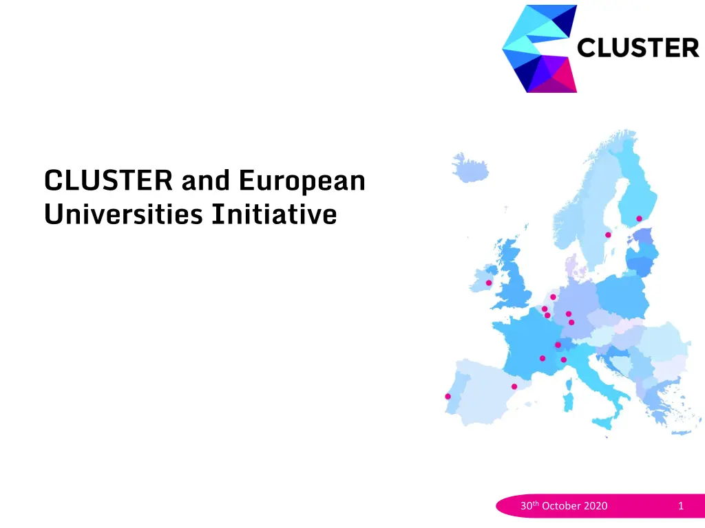 cluster and european universities initiative