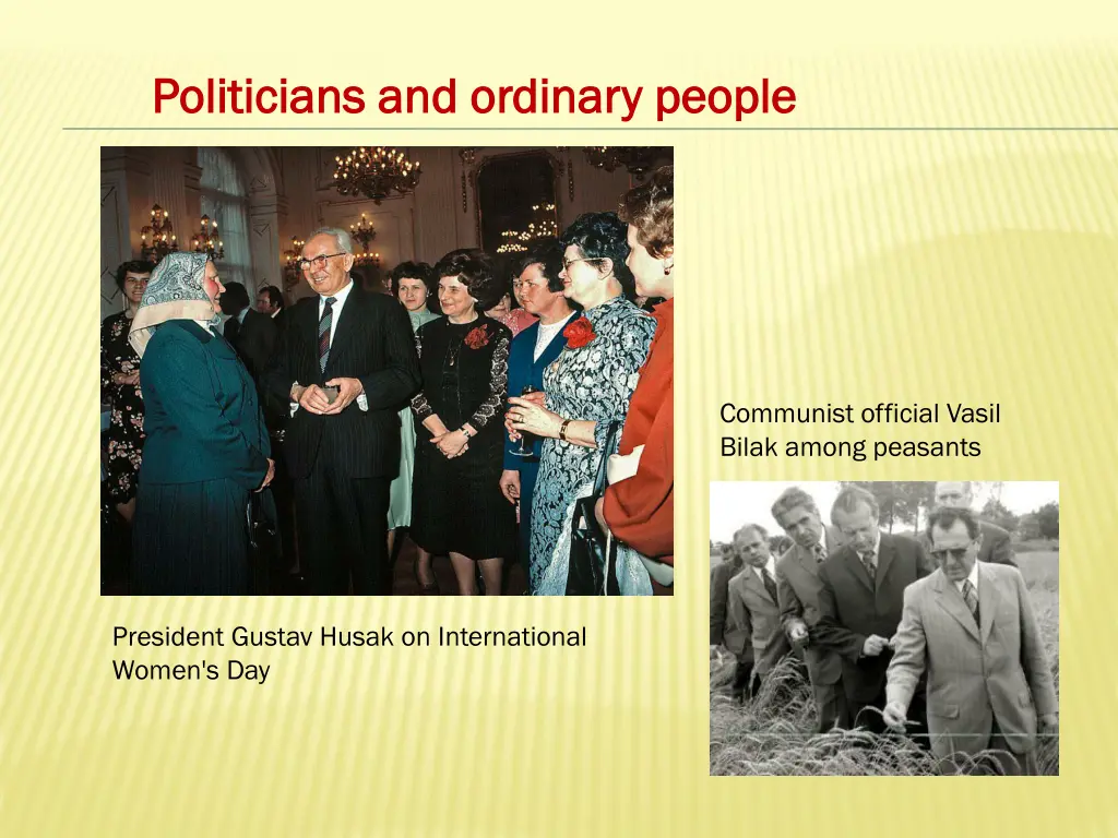 politicians and ordinary people politicians 1