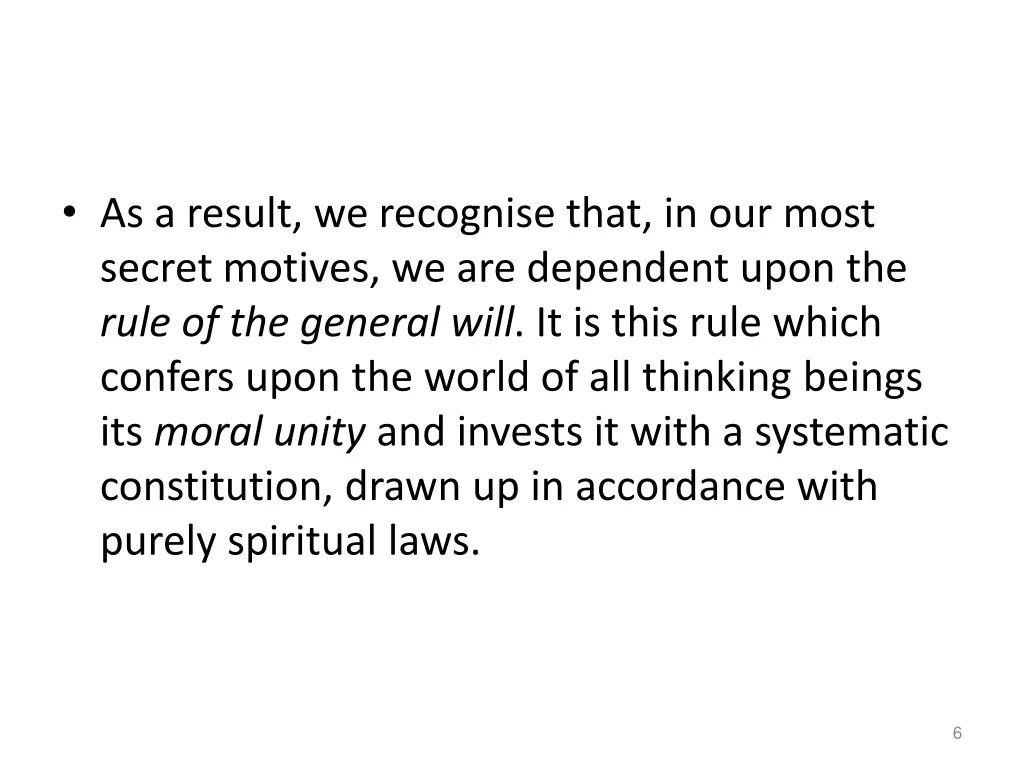 as a result we recognise that in our most secret