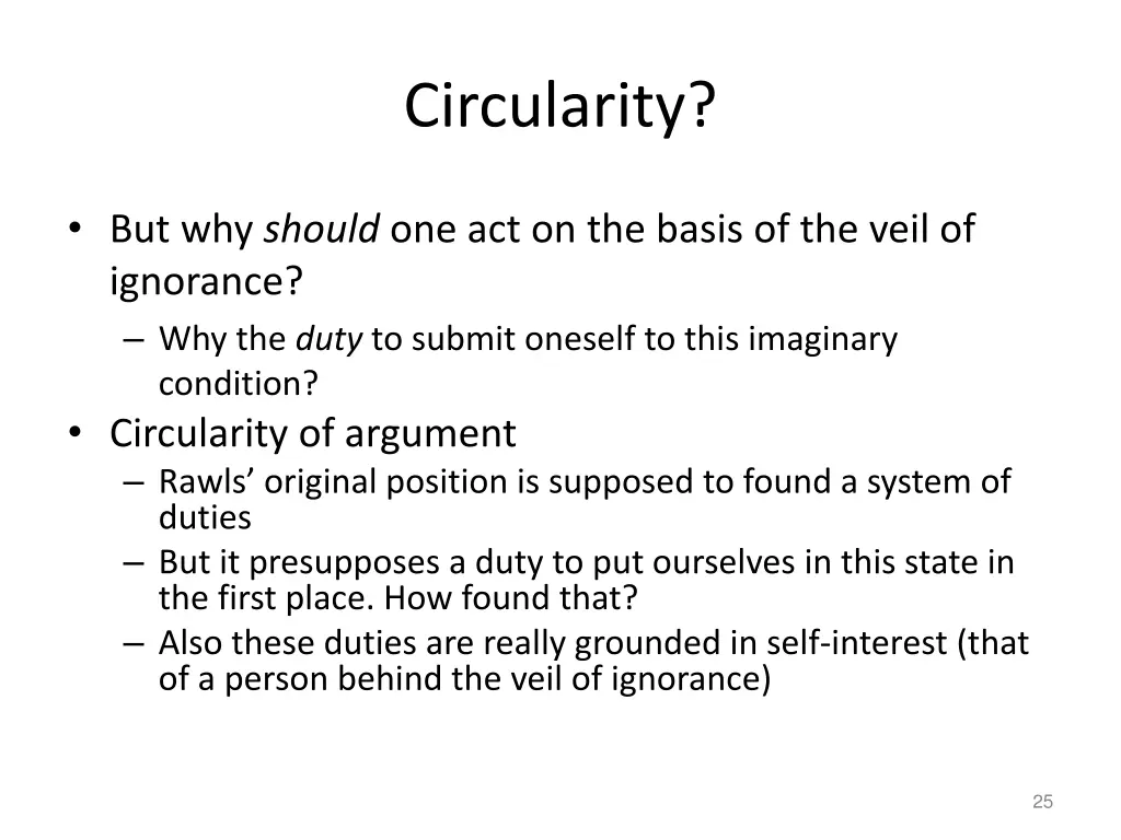 circularity