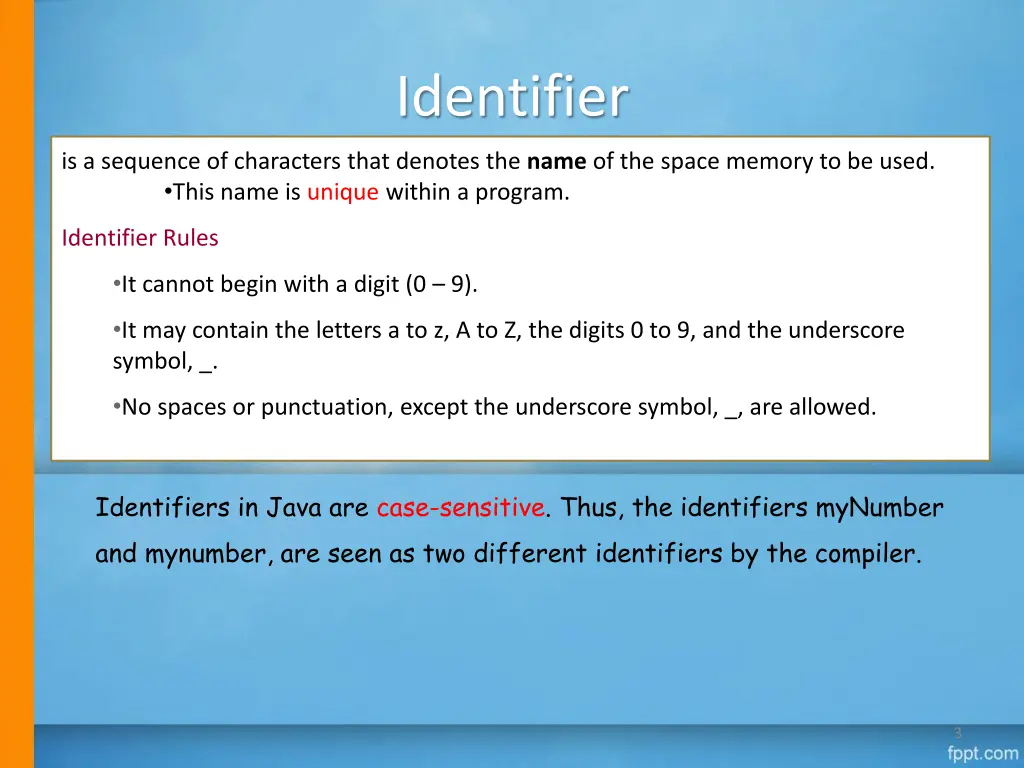 identifier