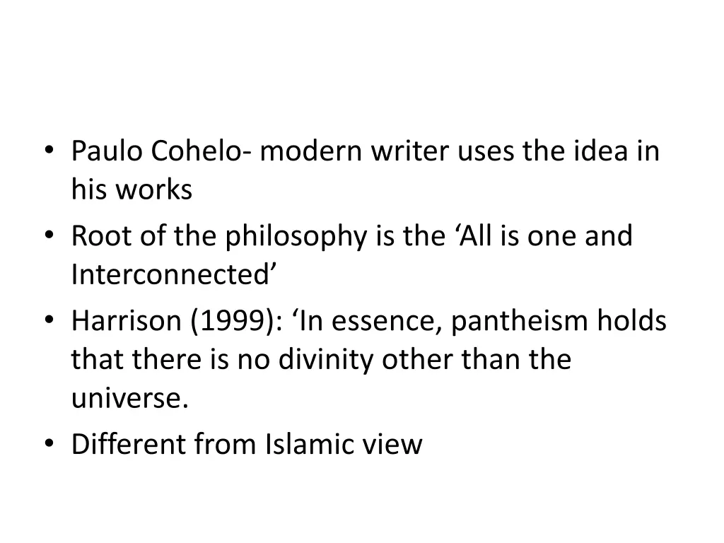 paulo cohelo modern writer uses the idea