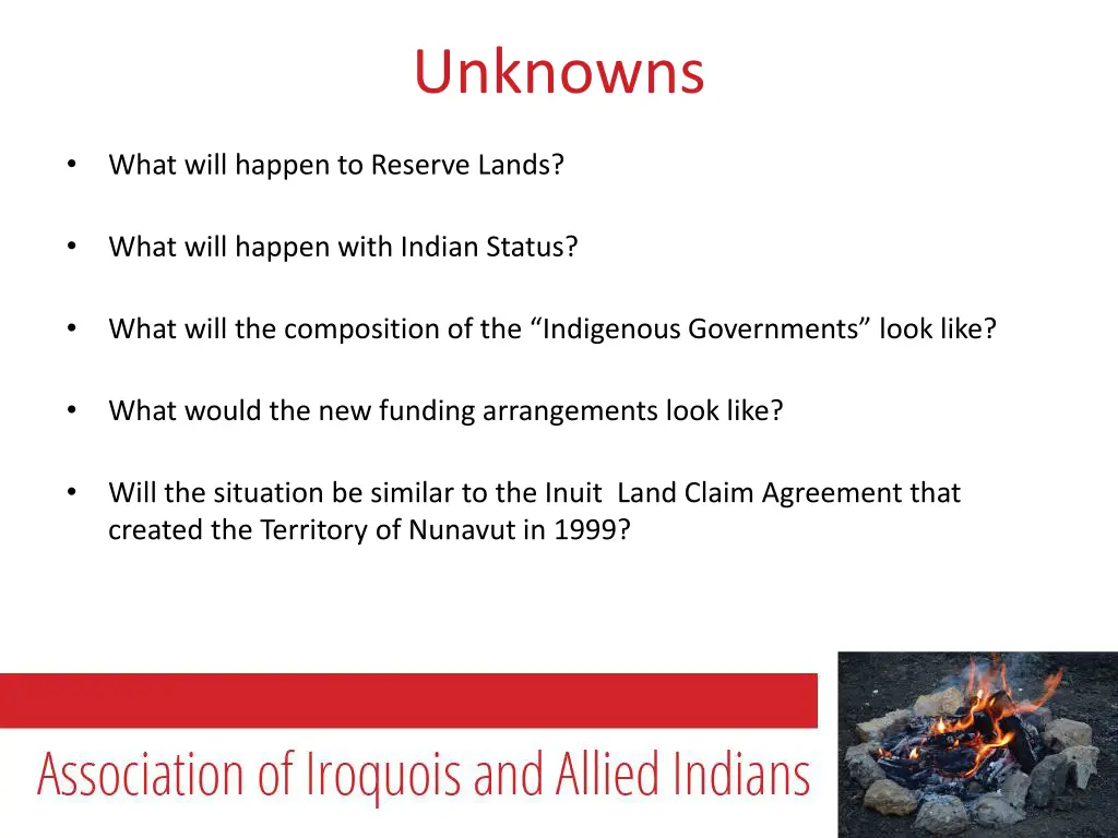 unknowns