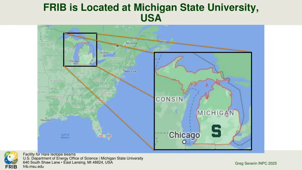 frib is located at michigan state university usa