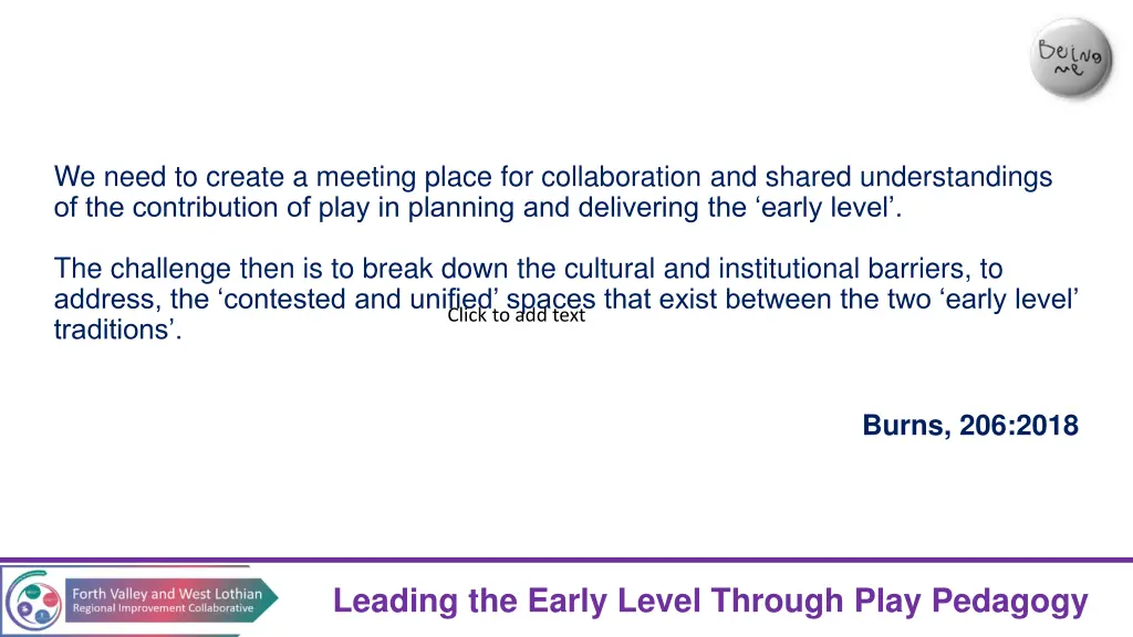 we need to create a meeting place