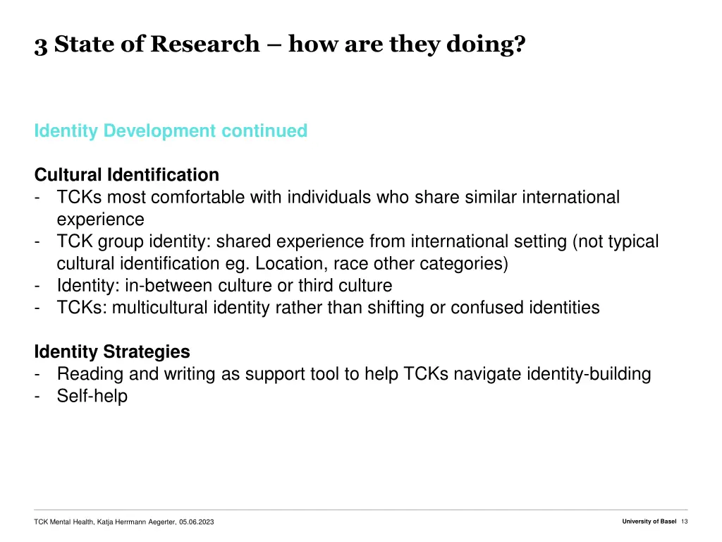 3 state of research how are they doing 4