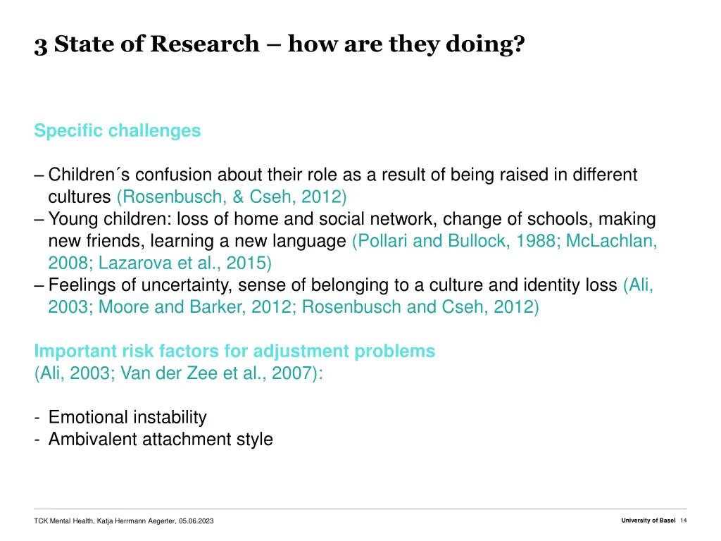 3 state of research how are they doing 5