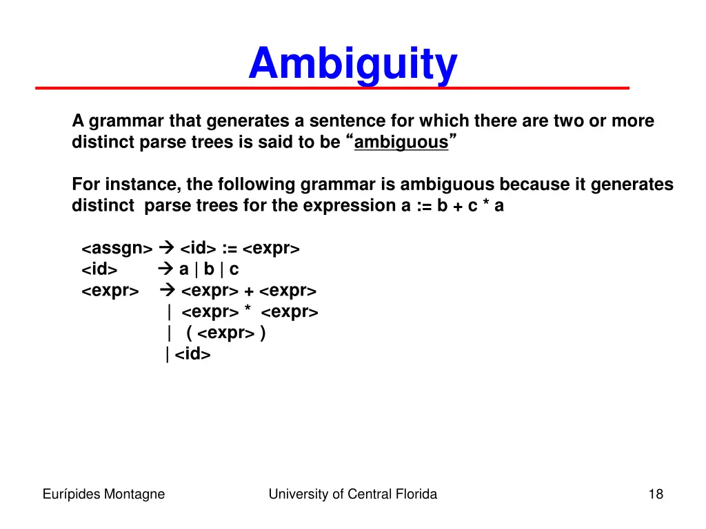 ambiguity