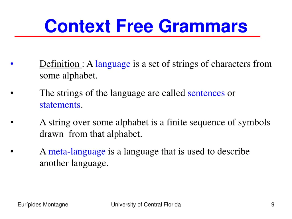 context free grammars 3