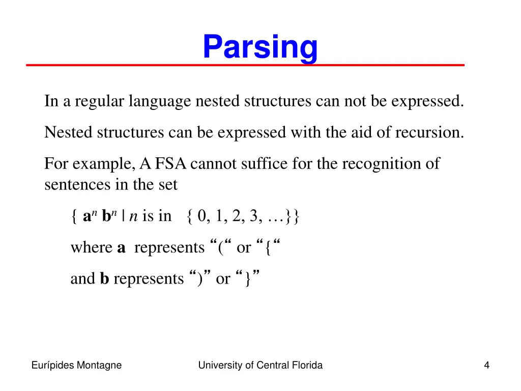 parsing