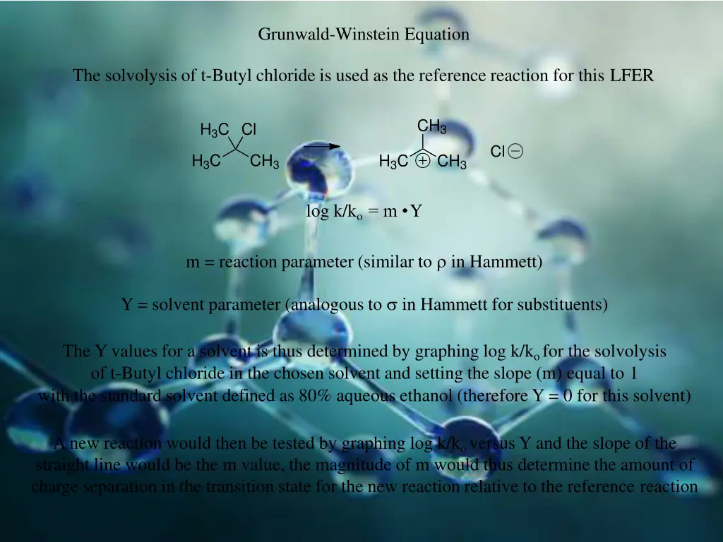 grunwald winstein equation 1