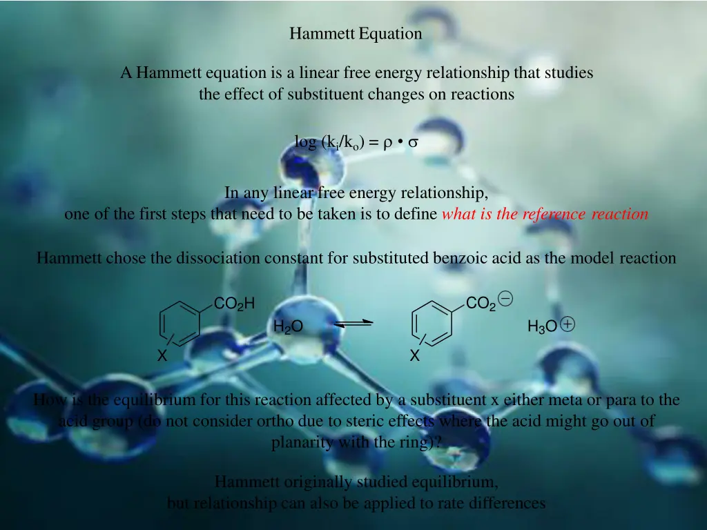 hammett equation 1