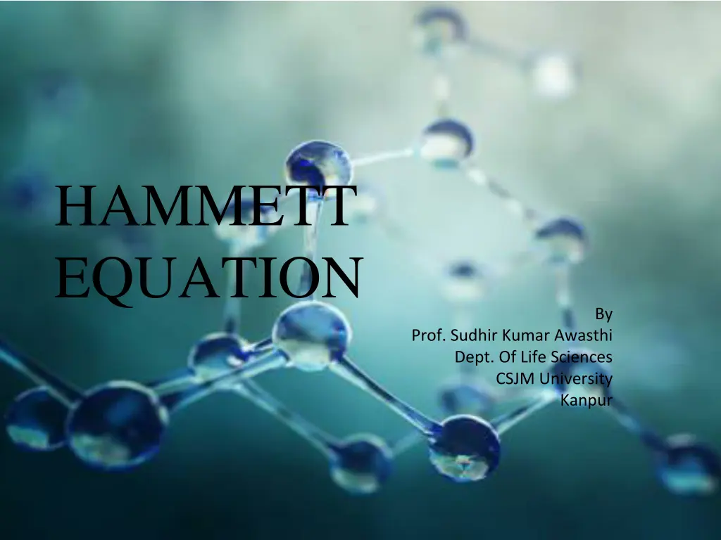 hammett equation