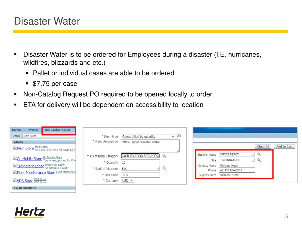 disaster water