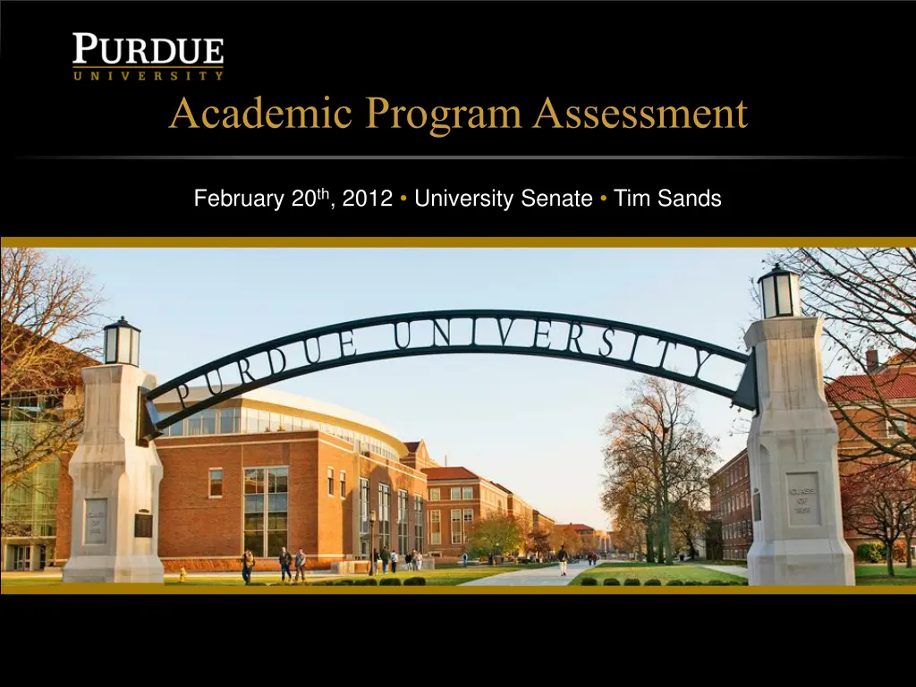 academic program assessment