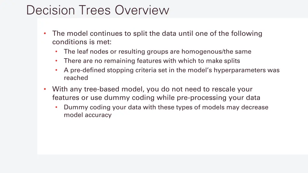 decision trees overview 2
