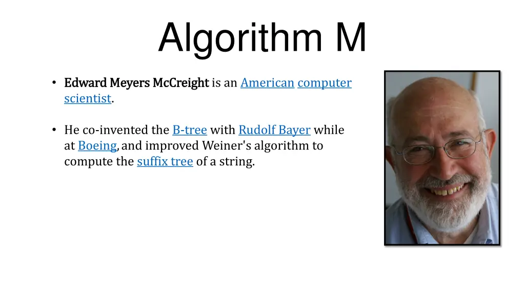 algorithm m