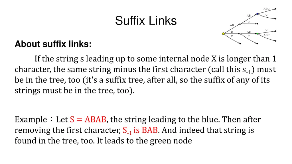 suffix links 1